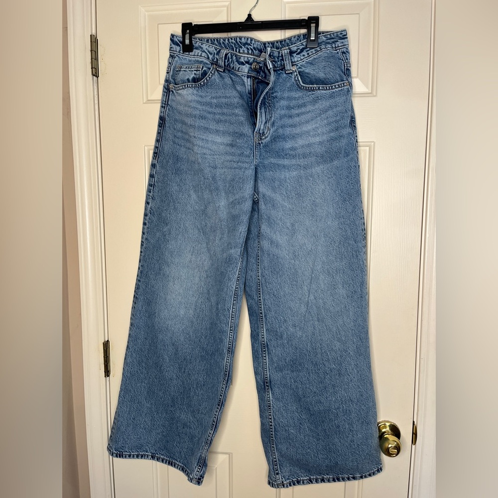H&M wide leg, baggy jeans